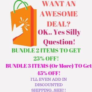 Save Huge On Bundles! Read Description